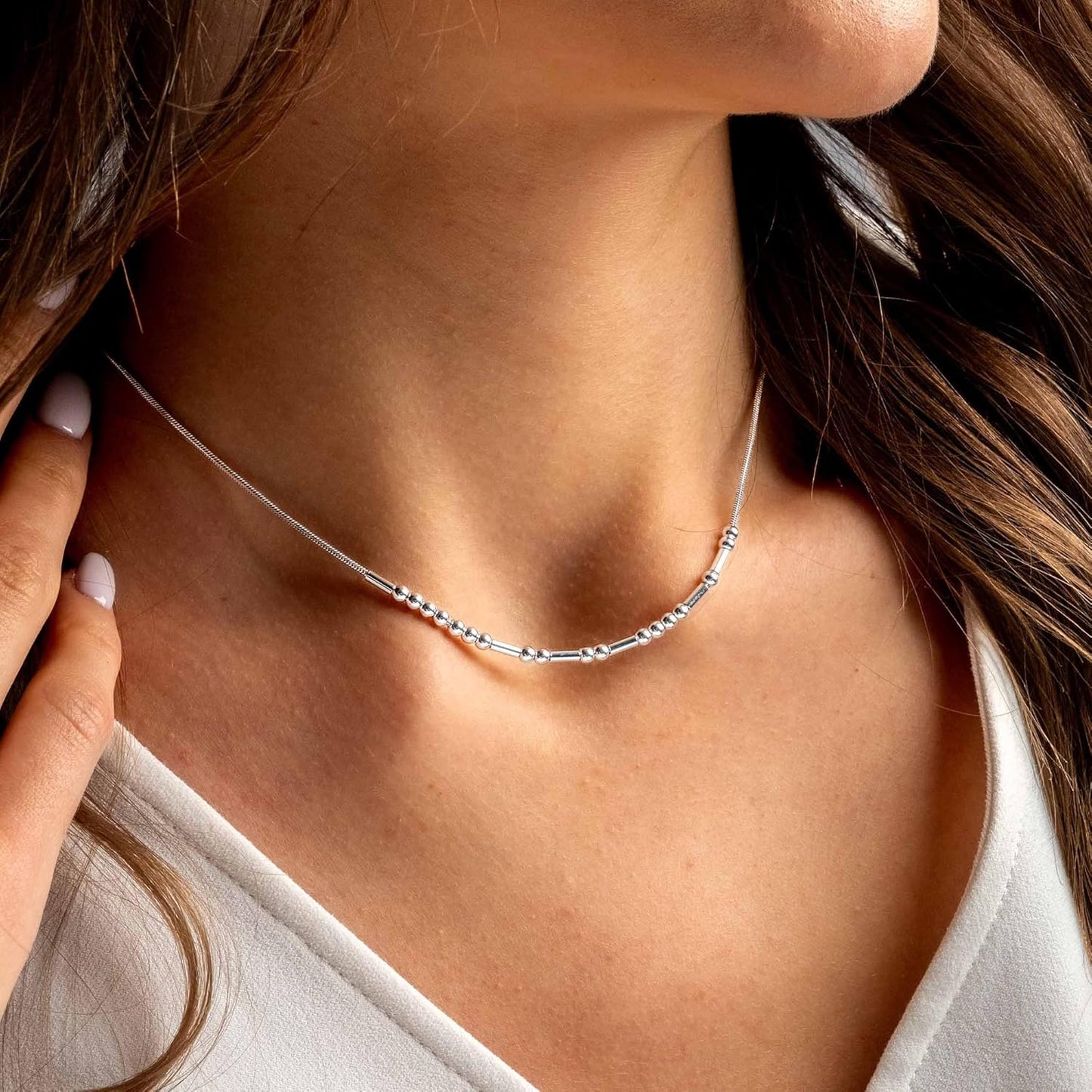 Morse Code Personnalisé – Votre message secret en bijou