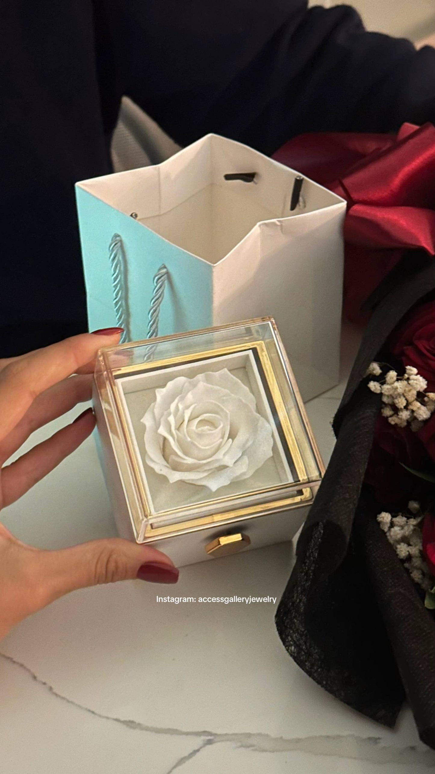 Box Roulant + Collier argent 925