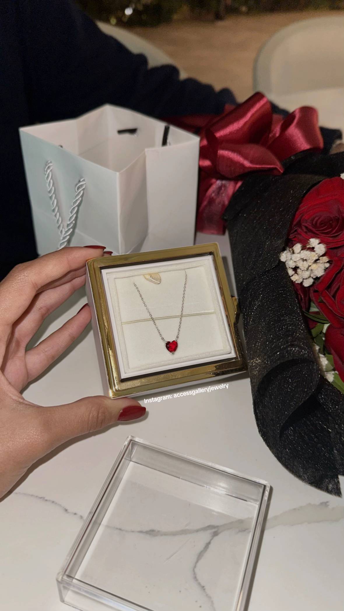 Box Roulant + Collier argent 925