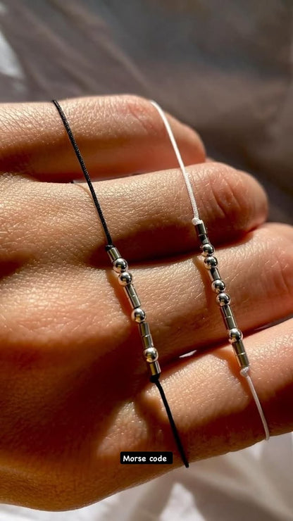 Morse Code Personnalisé – Votre message secret en bijou
