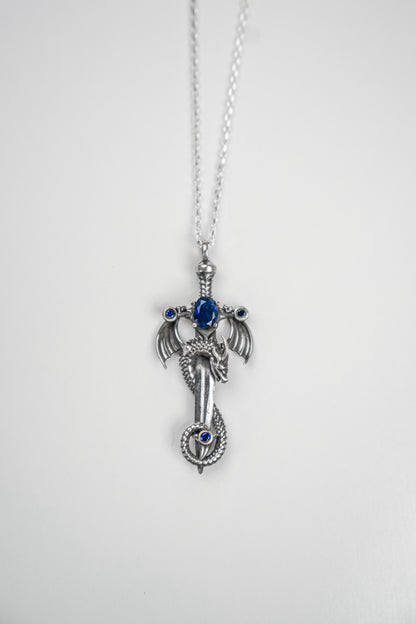Collier Dragon X Sword