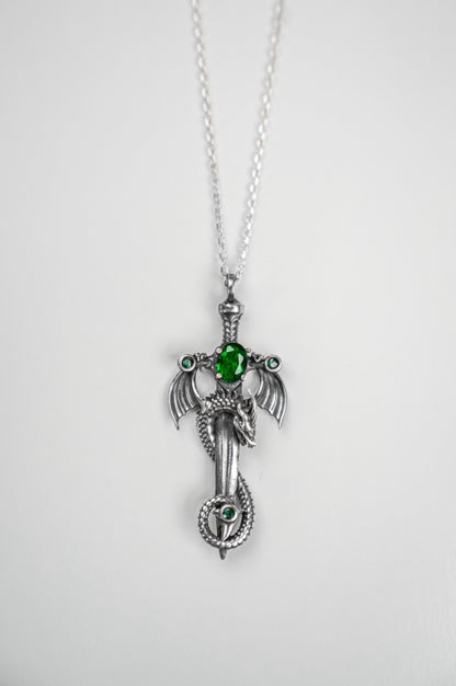 Collier Dragon X Sword