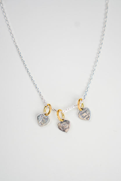 Trio Heart Necklace