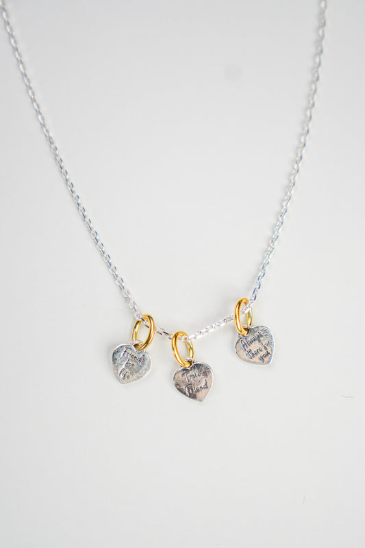 Trio Heart Necklace
