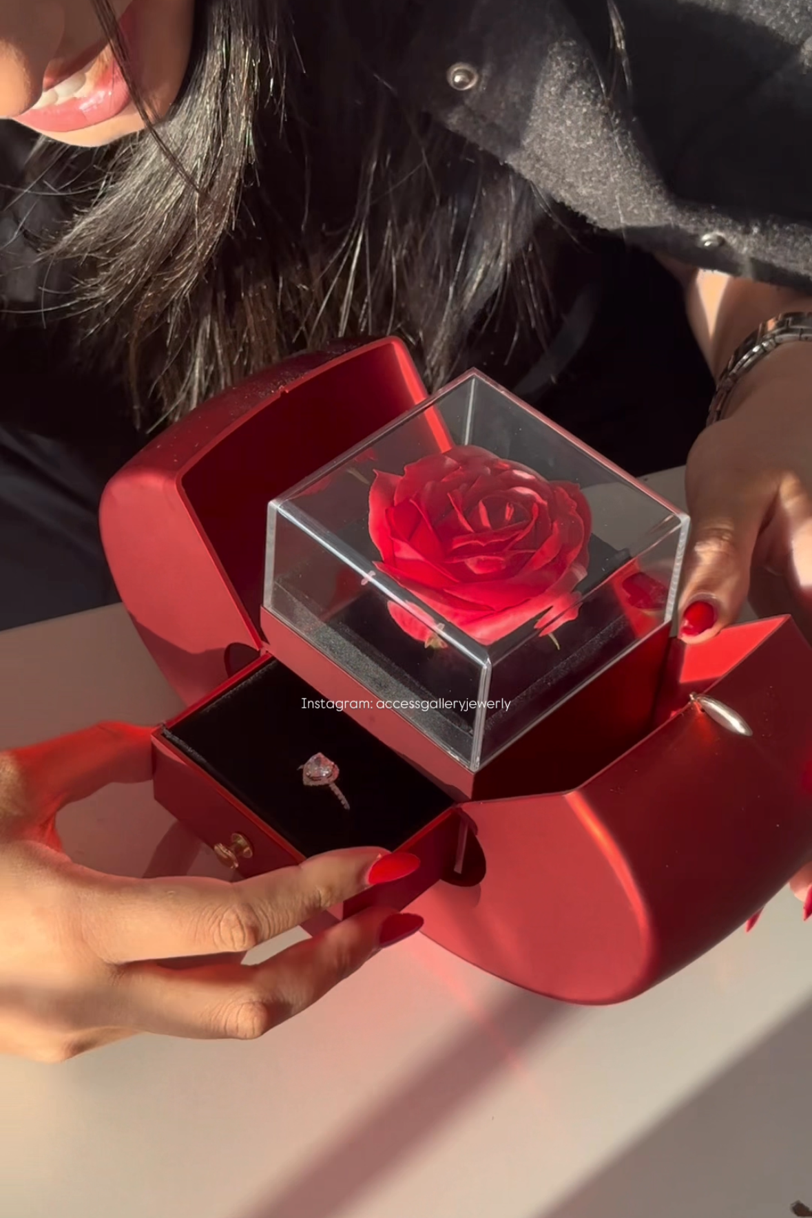 Box pomme + Bague Promise