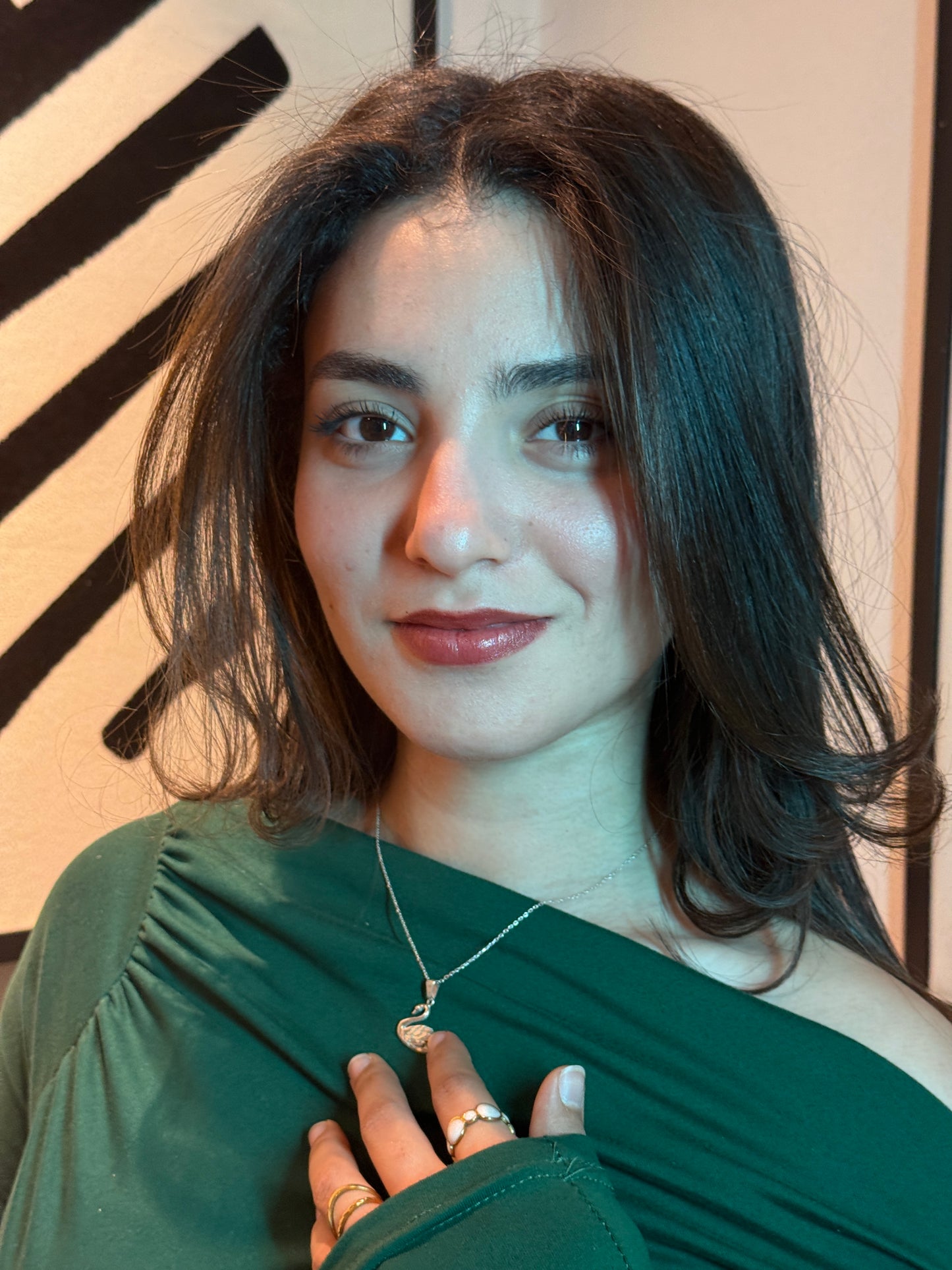 Swan Necklace (Argent 925)